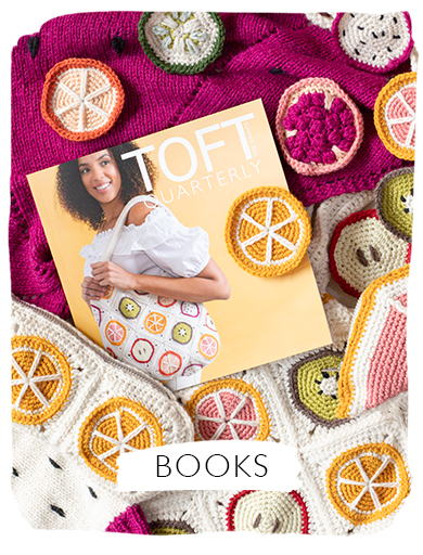 crochet and knitting books and magazines from TOFT
